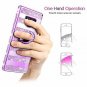 For Samsung Galaxy Note 9 Case Glitter Sparkle Bling Bumper Stripe Purple