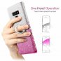 For Samsung Galaxy Note 9 Case Glitter Sparkle Bling Bumper Pink Silver