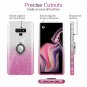 For Samsung Galaxy Note 9 Case Glitter Sparkle Bling Bumper Pink Silver