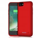 For iPhone 7/8 Battery Case 6000mAh Charger Extended Backup Bank Red