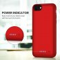 For iPhone 7/8 Battery Case 6000mAh Charger Extended Backup Bank Red
