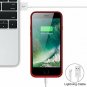 For iPhone 7/8 Battery Case 6000mAh Charger Extended Backup Bank Red
