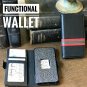 For iPhone X/Xs Case Wallet Journal Italian Full Grain Leather Handmade black