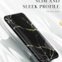 For iPhone Xs MAX Case Slim Designed Marble Ultra Thin Slim Fit Black/Gold