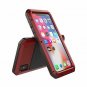 For iPhone Xs Max Case Waterproof Hybrid Armor Aluminum Metal Gorilla Glass Red