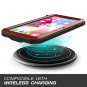 For iPhone Xs Max Case Waterproof Hybrid Armor Aluminum Metal Gorilla Glass Red