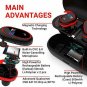 Bluetooth Headphones w/12 Hours Battery Best Workout Wireless Sport Newest