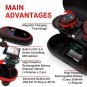 Bluetooth Headphones w/12 Hours Battery Best Workout Wireless Sport Newest