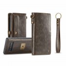 For Galaxy S10e Wallet Case Handmade Premium PU Leather with Detachable Brown