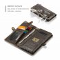 For Galaxy S10e Wallet Case Handmade Premium PU Leather with Detachable Brown