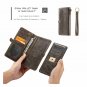 For Galaxy S10e Wallet Case Handmade Premium PU Leather with Detachable Brown