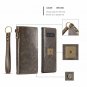 For Galaxy S10e Wallet Case Handmade Premium PU Leather with Detachable Brown