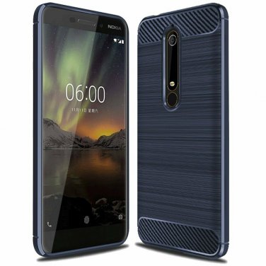For Nokia 6/6.1 2018 Case Not for Nokia 6 2017 Sucnakp TPU Shock Absorption Blu