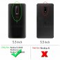 For Nokia 6/6.1 2018 Case Not for Nokia 6 2017 Sucnakp TPU Shock Absorption Blu