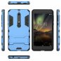 For Nokia 6/6.1 2018 Case Not for Nokia 6 2017 Dual Layer Armor Hard Slim Blue