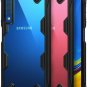 For Galaxy A7 2018 Case with Rugged TPU Bumper Anti Rainbow Effect Cover Black