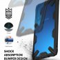 For Galaxy A7 2018 Case with Rugged TPU Bumper Anti Rainbow Effect Cover Black