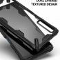 For Galaxy A7 2018 Case with Rugged TPU Bumper Anti Rainbow Effect Cover Black
