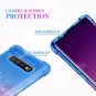 For Galaxy S10 Plus Case Glitter for Girls Bling TPU Bumper Cushion Blue/Purple