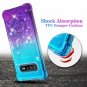 For Galaxy S10 Plus Case Glitter for Girls Bling TPU Bumper Cushion Teal/Purple