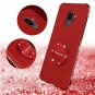 For Galaxy S9 Case Glitter Kickstand Grip Finger Luxury Diamond Sparkle Red