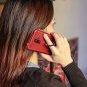 For Galaxy S9 Case Glitter Kickstand Grip Finger Luxury Diamond Sparkle Red