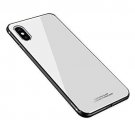 For iPhone X Case 2018 Frame Hybrid Shell Slim Anti Scratch Anti Drop White