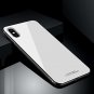 For iPhone X Case 2018 Frame Hybrid Shell Slim Anti Scratch Anti Drop White