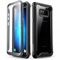 For Samsung Galaxy S8 Plus Case Full-Body Rugged Clear Bumper with Built Black