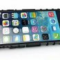 For iPhone 6/6S Case  Dual Layer 2 in 1 Rugged Rubber Hybrid Hard Soft Black