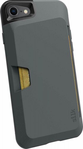 For iPhone 7/8 Wallet Case Slayer Vol. 1 Slim  ProtectiveGrip Gray Area