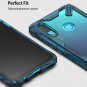 For Huawei P Smart Case AntiCling Renovated Bumper Military Drop Tested Blue