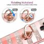 For Samsung Galaxy Note 9 Case Glitter Sparkle Bling Bumper Stripe Rosegold