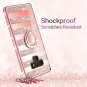 For Samsung Galaxy Note 9 Case Glitter Sparkle Bling Bumper Stripe Rosegold