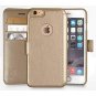 For Apple iPhone 6s/6 Wallet Case Durable Slim Faux Leather Ultra Strong Gold