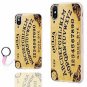 For iPhone X/Xs Case Ultra Thin Slim Flexible Soft TPU Clear Yellow Ouija Board