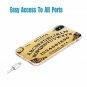 For iPhone X/Xs Case Ultra Thin Slim Flexible Soft TPU Clear Yellow Ouija Board