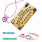 For iPhone X/Xs Case Ultra Thin Slim Flexible Soft TPU Clear Yellow Ouija Board