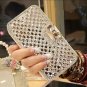 Samsung Galaxy A8 Star Wallet case Bling Diamond Bowknot Shiny Crystal Leather