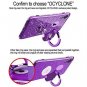 For Apple iPhone XR Case Cute Girly Glitter Bling Diamond Rhinestone Ring Purple