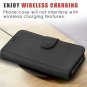 For Samsung Galaxy S7 Edge Case Leather Wallet Flip Cover Card Holders Black