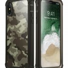 For iPhone X/Xs Case FullBody Rugged  Bumper Builtin Screen Protector Desert