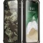 For iPhone X/Xs Case FullBody Rugged  Bumper Builtin Screen Protector Desert