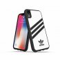 For iPhone XR case adidas Originals a leatherlike inlay 3 suede White/Black