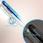 for iPhone XR Case Clear Anti-Scratch Shock Absorption Cover Blue