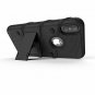 For iPhone Xs Max Case Military Grade Drop Tested Glass Screen Protector Black
