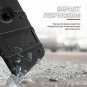 For iPhone Xs Max Case Military Grade Drop Tested Glass Screen Protector Black