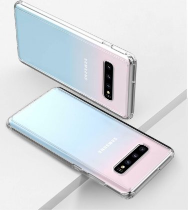 For Galaxy S10 Plus Case Wallet Cover Folio Cover Stand Feature Card Slot Clear