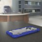 iPhone X Case Military Grade Drop Proton Tested with Tempered Glass Blue Clear