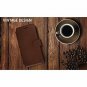 For iPhone 6S Plus Wallet case Faux Leather Ultra-Strong Magnetic Closure Brown